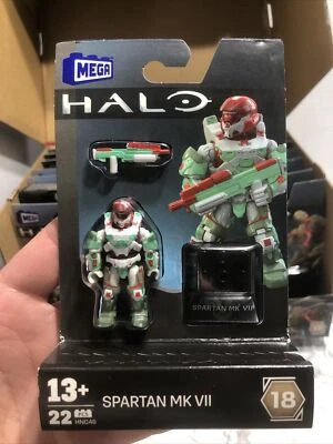 Halo Mega Bloks Construx Season 17 Hero Spartan MK VII Peppermint BNIB US Seller - Image 1 of 4