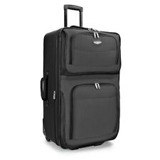 Travel Select Amsterdam Expandable Rolling Checked-Large 29-Inch, Gray