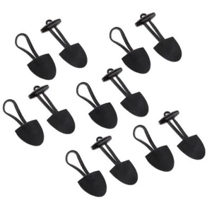 6 Pairs Horn PU Leather Toggle Button for Coat Jacket Duffle DIY Sewing 16cm - Picture 1 of 7