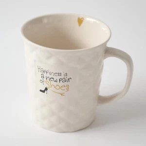 The Old Pottery Company "Happiness Is a New Pair of Shoes" Mug - Picture 1 of 9
