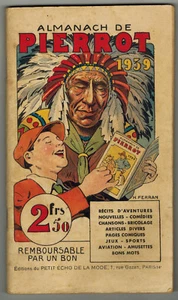  Almanach de Pierrot (128 pages)- 1939- Edit//Du petit écho de la mode - Imagen 1 de 6