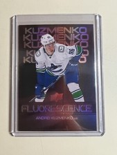 2022-23 Upper Deck Series 2 Fluorescence Red Andrei Kuzmenko #F-47 Rookie RC