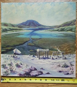 W R Thompson Oil Painting Berkeley Artist 1959 - Picture 1 of 12