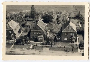 Deutschland Landschaft Feld Häuser - altes Foto Bj. 1950 - Bild 1 von 1