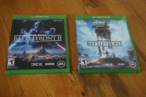 Xbox One Star Wars Battlefront and Battlefront II no manuals - Picture 1 of 13