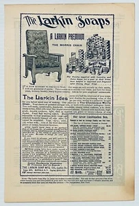 1890's The Larkin Soaps Ad - "The Larkin Idea" Ad - Print - The Outlook Magazine - Bild 1 von 1