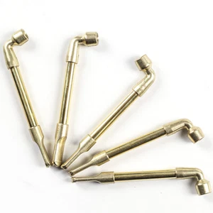 Fashion Mini Brass Small Pipe Handmade Brass Portable Cigarette Rod Pipe - Bild 1 von 5