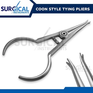 Coon Style Tying Pliers Orthodontic Dental Instruments Stainless German Grade - Picture 1 of 8