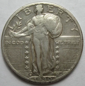 Cuarto de plata Libertad Permanente 1930-S -XF- (#117k) - Imagen 1 de 2