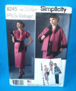 Simplicity 8245 50er Jahre Vintage Gr. 6-14 ungeschnitten - Bild 1 von 2