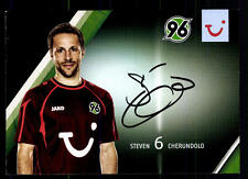 Steven Cherundolo Autogrammkarte Hannover 96 2013-14 Original Signiert+ A 109064