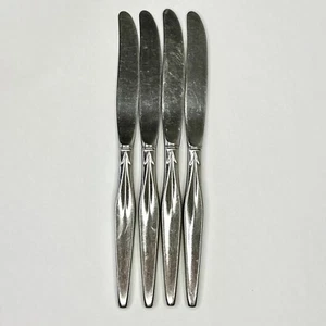 Lot Of 4 Stainless Steel CONCEPT Dinner Knives International 1847 No Markings - Picture 1 of 7
