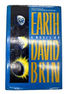 1st Edition: Earth David Brin Hardback 1990 First w/ Dust Jacket Science Fiction - Picture 1 of 9