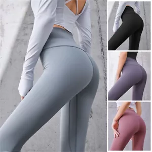 Anti Cellulite Yoga Hose Damen Leggings Kompression Push Up Fitness Gym Leggins - Bild 1 von 41