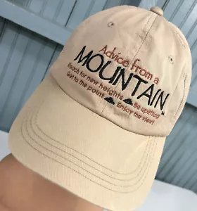 Advice From a Mountain Reach New Heights Strapback Baseball Cap Hat - Picture 1 of 7