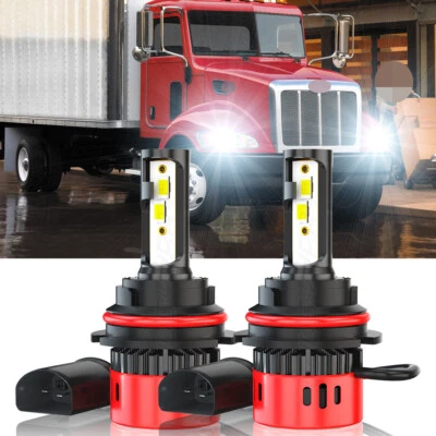 9007 LED Headlight Bulb Kit 6000K for Peterbilt 330 325 335 340 348 384 386 387 - Image 1 of 4