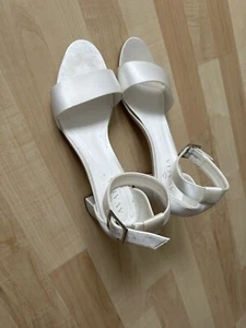 Availa Damen Brautschuhe Braut Schuhe Pumps Satin Bianca Evento Carrie Weiß 41 - Bild 1 von 5