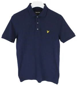 Lyle & Scott Camiseta de Hombre Pequeño Polo Manga Corta Parche Logo Azul Oscuro - Imagen 1 de 6