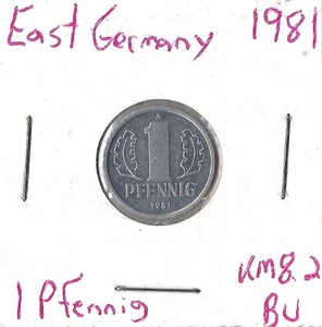 Coin Germany (East) 1 Pfennig 1981 KM8.2 - Picture 1 of 1