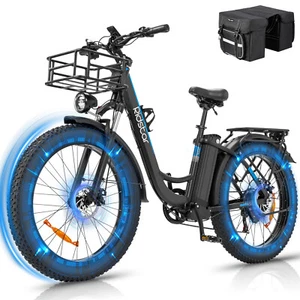 YVY 20" Electric Bike 1200W 48V 15.6Ah for Adults Teens US Warehouse Shipping - Picture 1 of 7