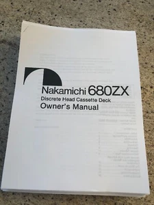 Komplettes Nakamichi 680ZX Diskreter Kopf Kassettendeck Kopie Bedienungsanleitung  - Bild 1 von 3