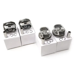4Pcs Piston & Rings Φ18mm Fit For 09-10 BMW MINI R56 CLUBMAN R55 N12B14A 1.4L - Foto 1 di 11