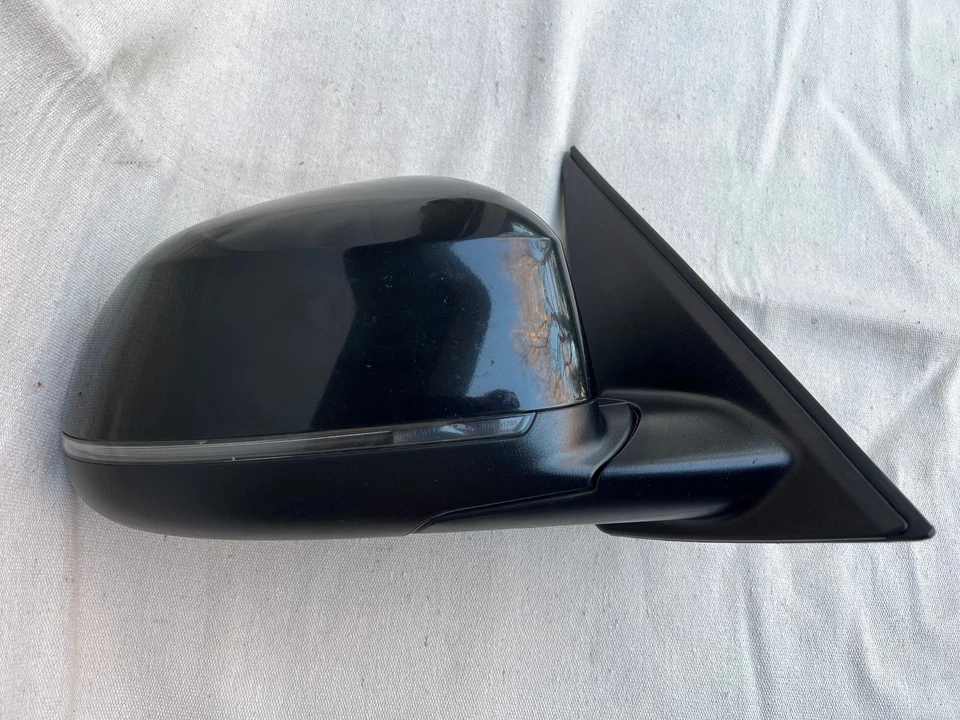 Espejo retrovisor lateral derecho BMW X3 2015 2016 2017 5 pines OEM negro azabache Foto 1 de 4