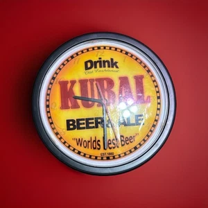 Drink Kubal Beer & Ale "Mejor Cerveza del Mundo" Reloj a Batería 10 Pulgadas - Imagen 1 de 2