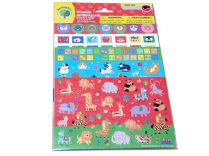 Lehrbaum verschiedene Tiere Aufkleber 300 Stück - Bild 1 von 4