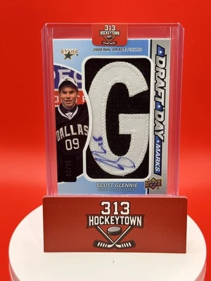 2012-13 Upper Deck SP Game Used Draft Day Marks Scott Glennie ROOKIE Auto RC - Image 1 of 2