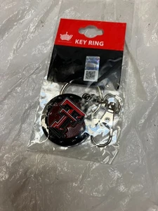 TEXAS TECH RED RAIDERS KEY RING KEY CHAIN NEW AMINCO - Picture 1 of 6