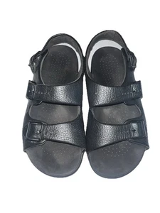 SAS Damen-Ledersandalen 8,5 W entspannt schwarz verstellbar 2 Riemen Fersenriemen breit - Bild 1 von 13