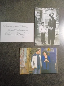 RHODA GEMIGNANI 2 handsignierte Autogramm Foto S Karte -Schauspielerin- verschiedene Striche - Bild 1 von 6