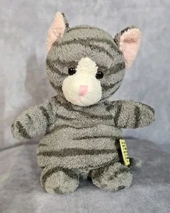 Vintage TARGET Gray Striped Tabby Cat Bean Bag Plush Stuffed Animal Kitten - Picture 1 of 8