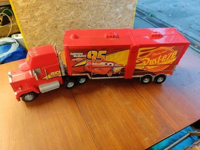 Disney Pixar Cars Super Track Mack Playset Transforming Truck - Image 1 of 2