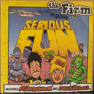 THE FIRM - SERIOUS FUN - Vinyl LP - Dino Records - 1987- VG FREE POSTAGE (2847) - Picture 1 of 5