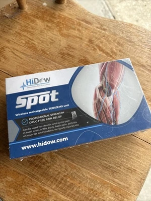 HiDow SPOT Wireless Rechargeable TENS/EMS, Wireless, 4 Modes New - Image 1 of 2