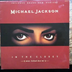 Michael Jackson In The Closet Mixes  12" Ep Vinyl Record  1991 Vg++ - Picture 1 of 5