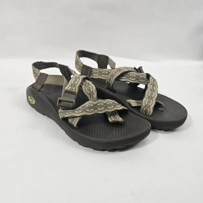 Sandálias Chaco ZX/2 Classic Feminina Tamanho 8 Marrom Maia Bungee Flip Flop Trilha Caminhada - Imagem 1 de 4