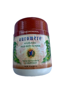 Baño y máscara de barro de arcilla india ayurvédica Auromere para cuerpo y cara, 16 oz - Imagen 1 de 12