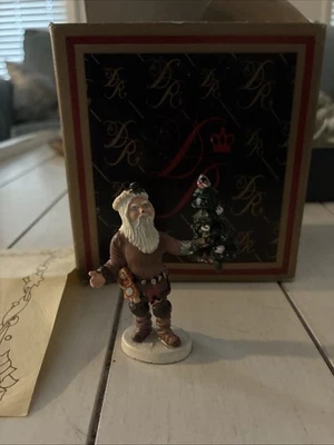 Duncan Royale "Pioneer Santa Mini Figura de la Historia de Santa Peltre 1983 Foto 1 de 4