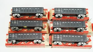 Marx Marline O Scale Tinplate C&O High Side Gondola Set 6x Item 3582 B1 - Picture 1 of 17