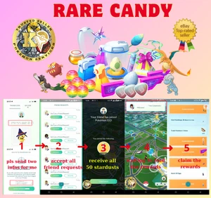 Pokémon⭐️ Rare Candy ⭐️ FAST SALE ⭐️Complete Within 24hrs⭐️Digital... - Picture 1 of 10
