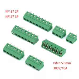 Montaggio PCB KF127-2P/127-3P terminali blocchi vite connettore passo 5,0 mm 300 V/10 A - Foto 1 di 5