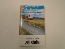 VINTAGE 1987 Rand McNally Pocket Road Atlas, Distributed by ALLSTATE INSURANCE