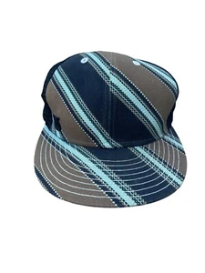 Burton New Era Snowboarding Spelled Out 59FIFTY Fitted Cap Hat 7 3/8 Mesh Plaid - Picture 1 of 5