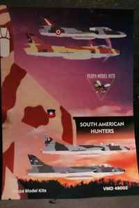 Calcomanías Hawker HUNTER en servicio sudamericano Perú y Chile Vespa 1/48 - Imagen 1 de 3