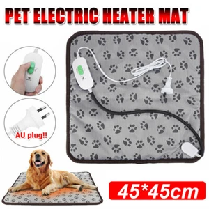 Waterproof Electric Pet Heat Pad Heated Heating Mat Blanket Dog Cat Bunny Bed AU - Picture 1 of 14