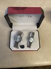 Geneva Wrist Watch Classic Collection His/Hers Quartz Stainless Steel