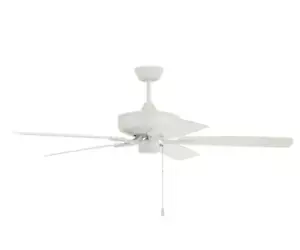 CRAFTMADE Outdoor Pro Plus 52" Dual Mount 3-Speed Reversible Ceiling Fan White - Picture 1 of 9
